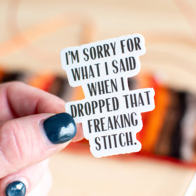 "I'm Sorry for What I said..." Sticker