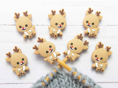 Lovely Rudolph | Stitch Stoppers Knitting Point Protectors