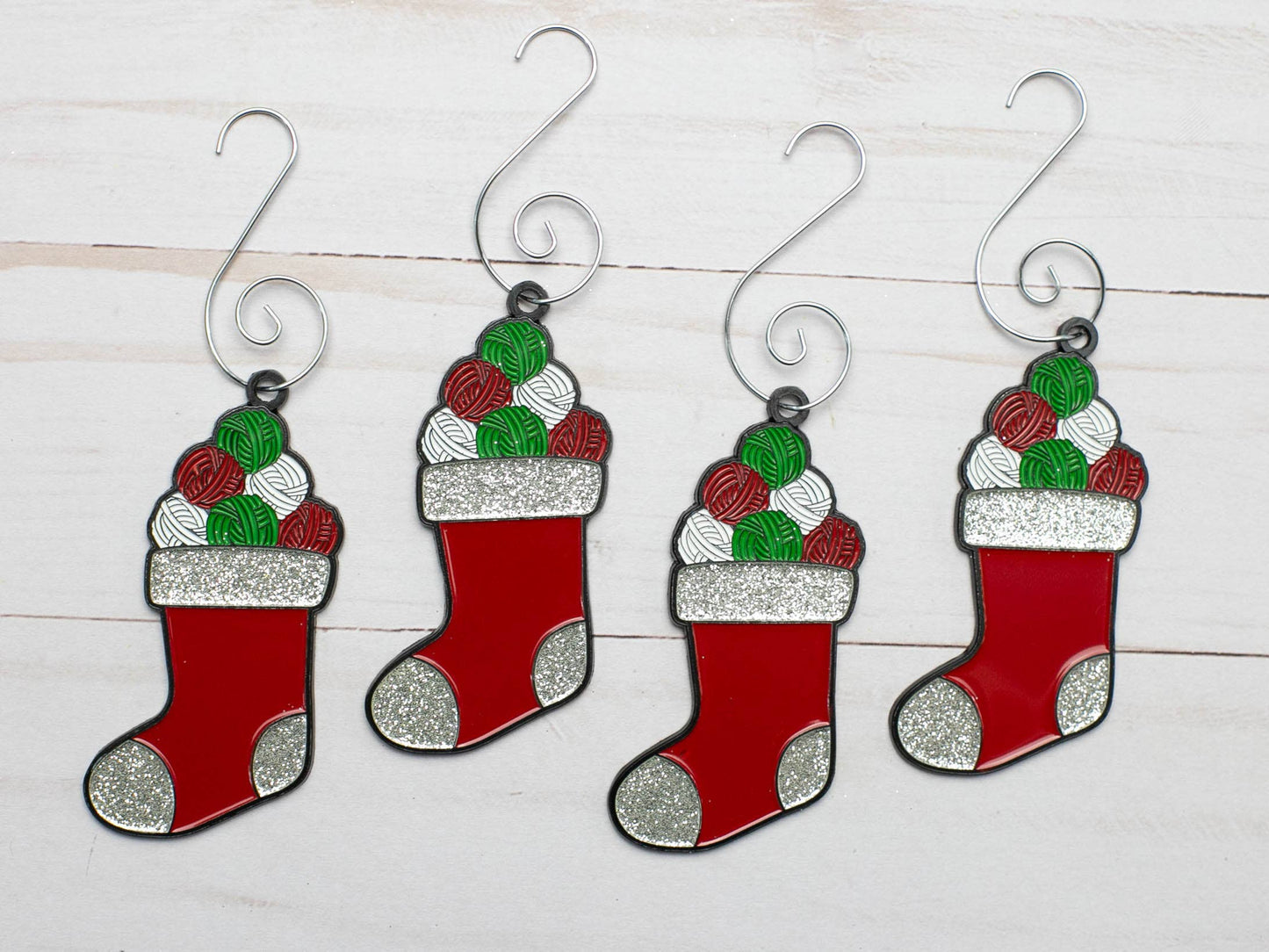 Yarn Stocking Christmas Ornament