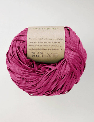 Yeoford Pink eco-friendly eucalyptus yarn (150m)