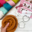 Gingerbread Ornament Needle Felting Kit