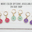 Teal Right Wrong Side | Stitch Markers Knitting Notions