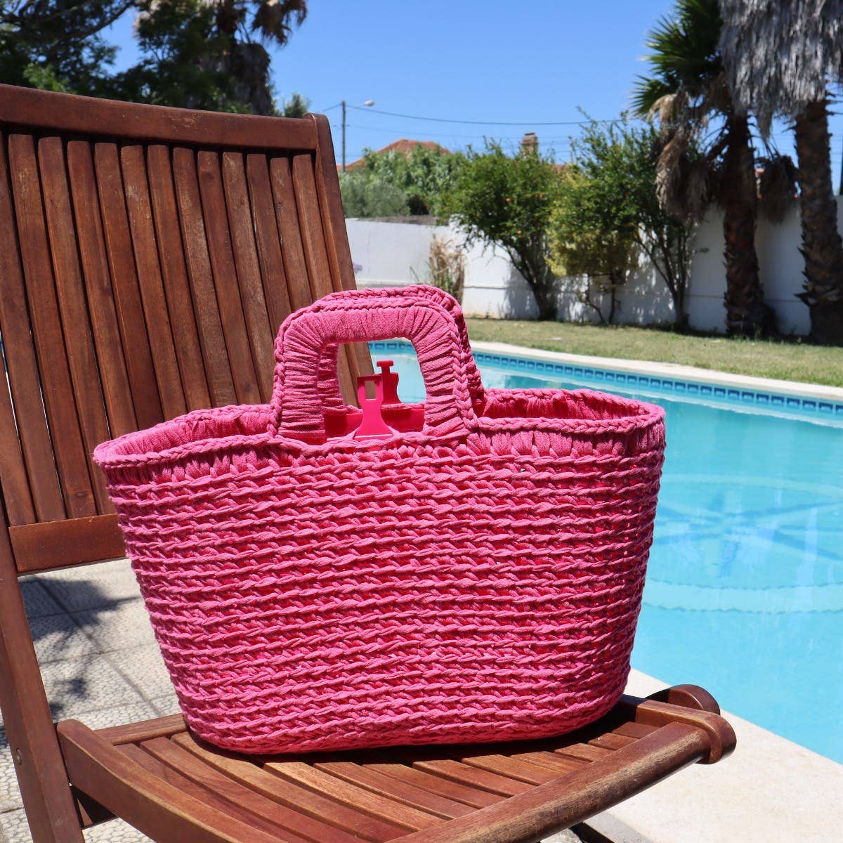 DIY Crochet Shopper Kit Bubblegum