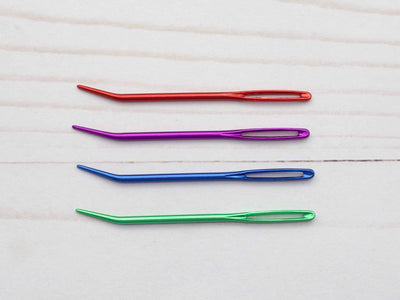 Darning Needles Bent Tip Aluminum Pack of 4