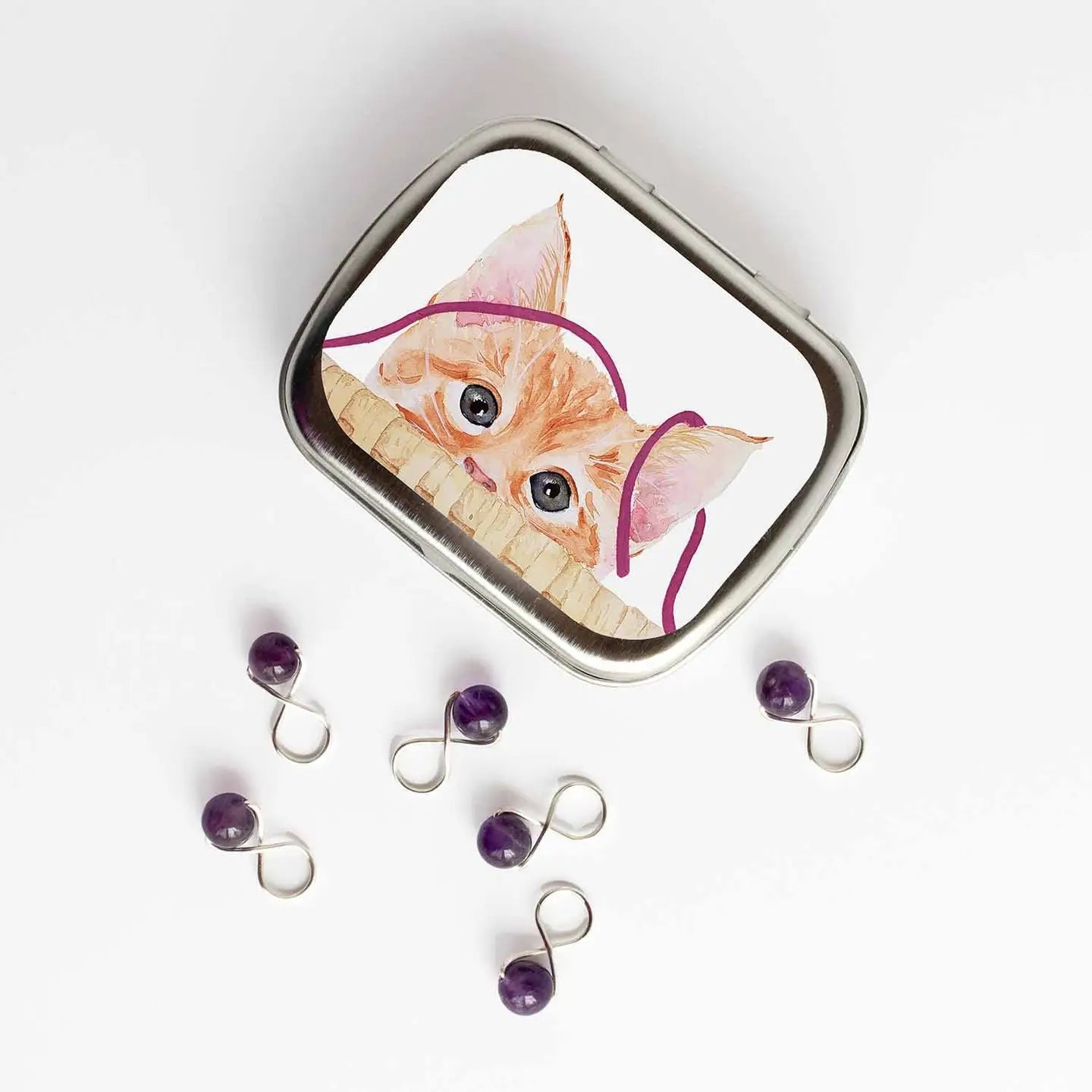 Stitch Marker Storage Tin