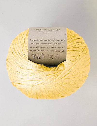 Slapton Yellow eco-friendly eucalyptus yarn (150m)