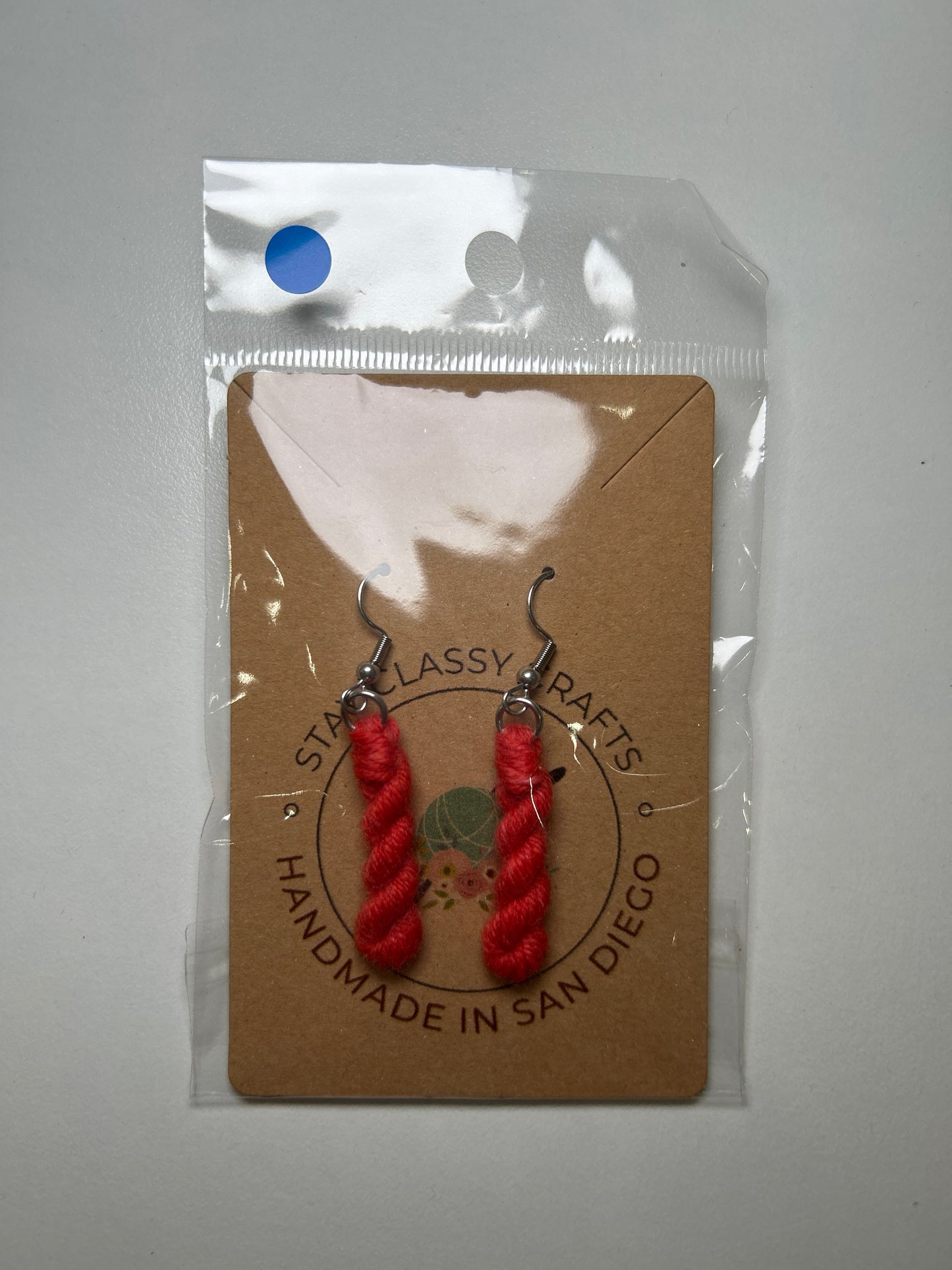 Yarn Skein Earrings