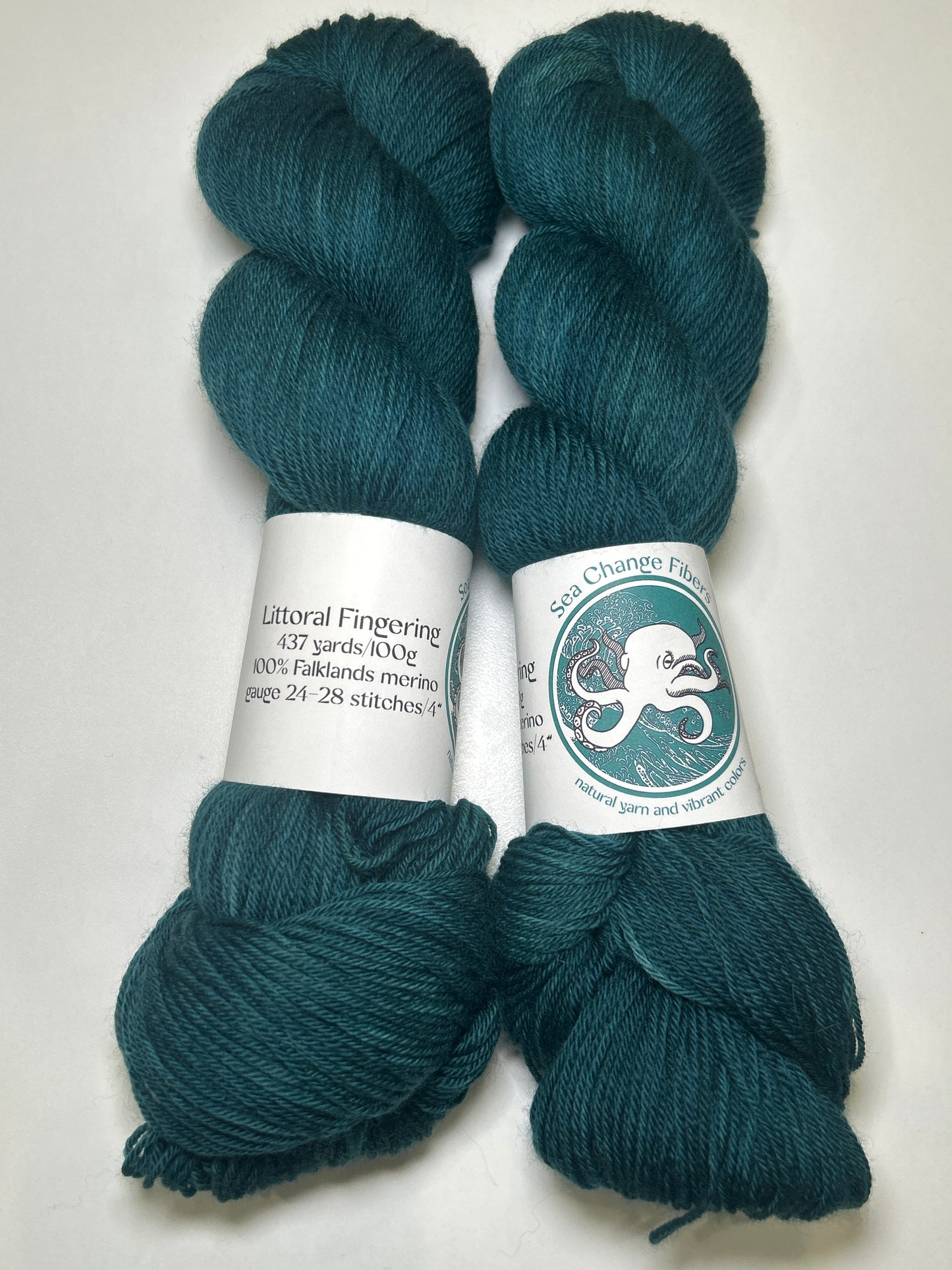 Sea Change Fibers Littoral Fingering ✧ 100% Falklands Merino