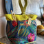 Premium Knitting and Crochet Organizer and Project Bag - Blue Floral