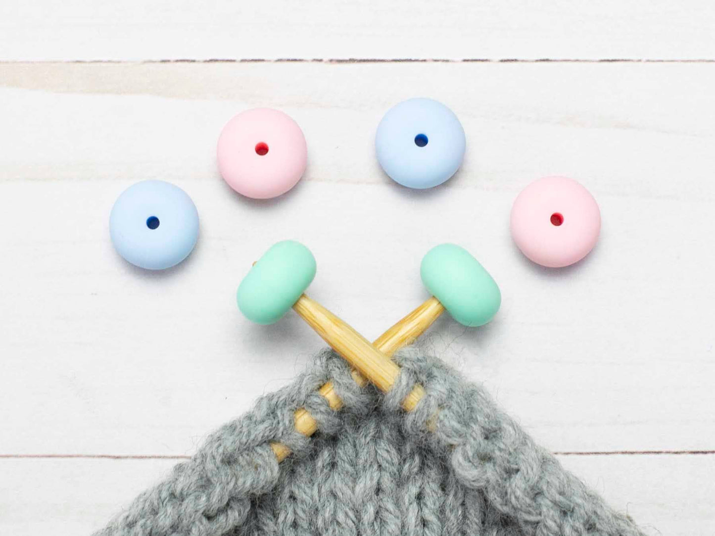 Pastel Ovals | Stitch Stoppers Knitting Notions