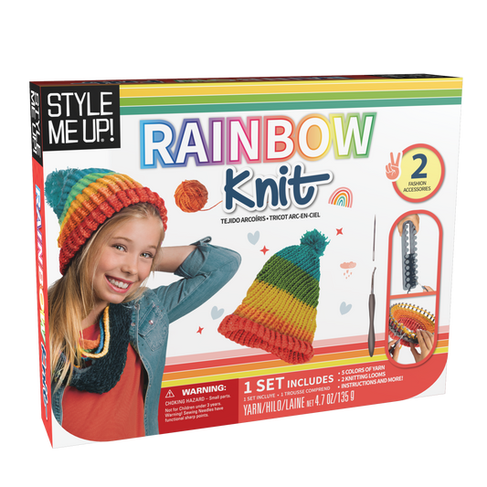 Style Me Up Rainbow Knitting