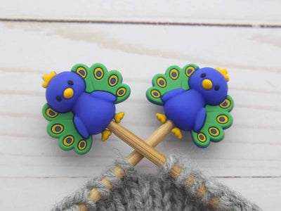 Colorful Peacock Stitch Stoppers