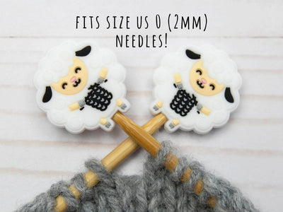 Knitting Sheep Stitch Stoppers (SMALL)