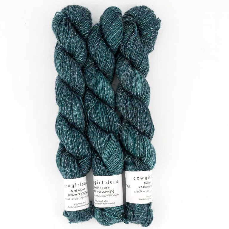 Merino Linen Fingering Weight by cowgirlblues