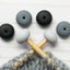 Monochrome Ovals | Stitch Stoppers Knitting Notions