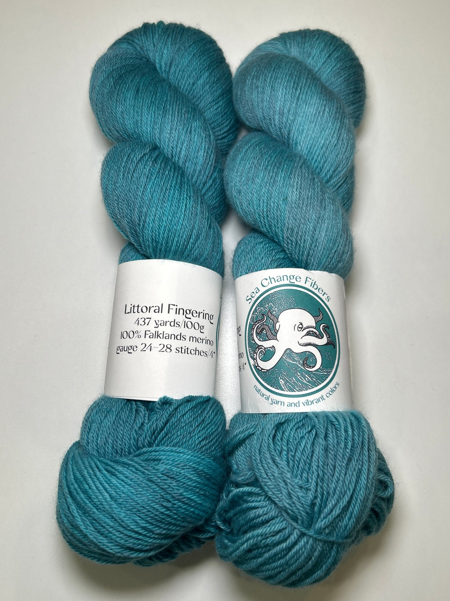 Sea Change Fibers Littoral Fingering ✧ 100% Falklands Merino