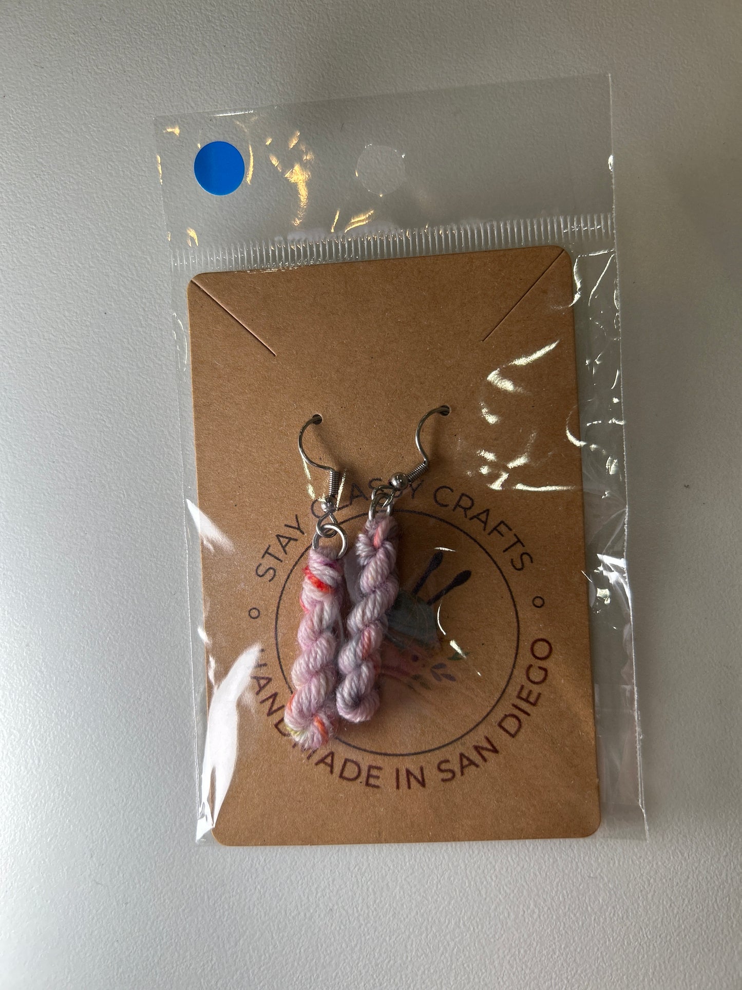 Yarn Skein Earrings