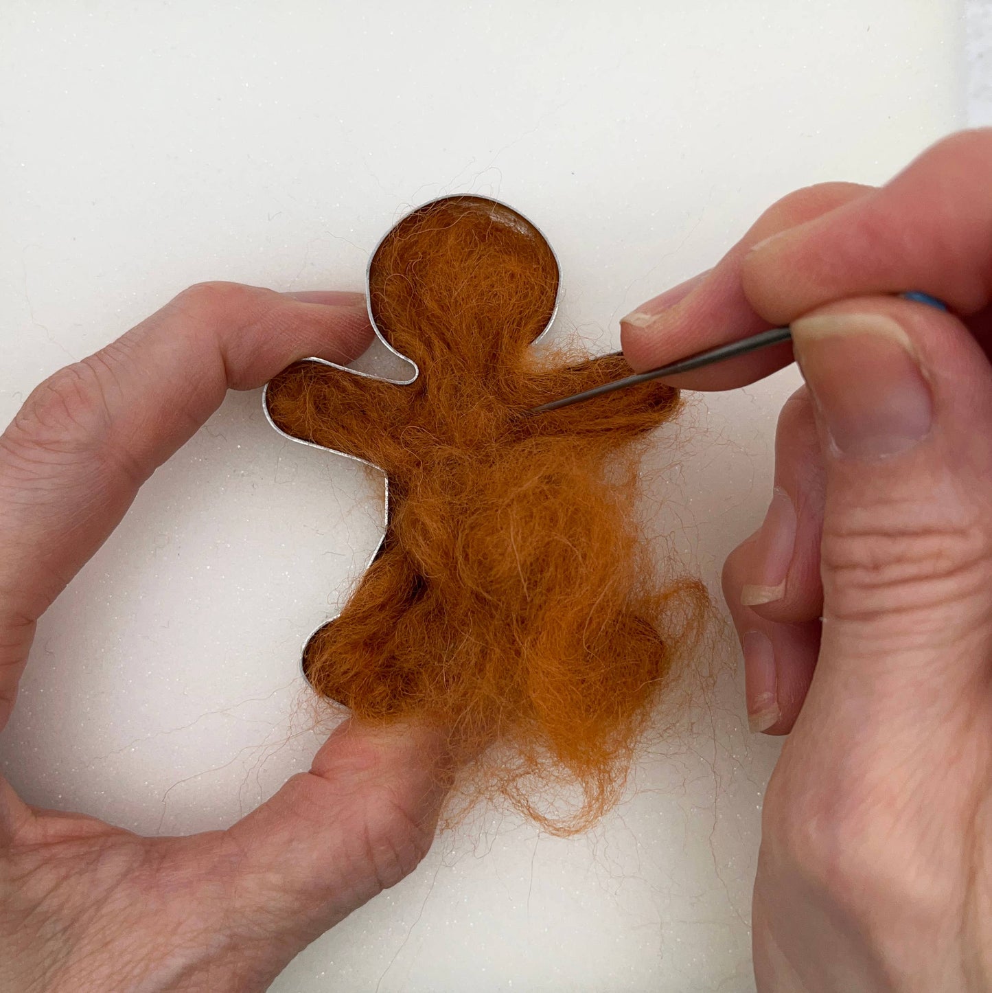 Gingerbread Ornament Needle Felting Kit