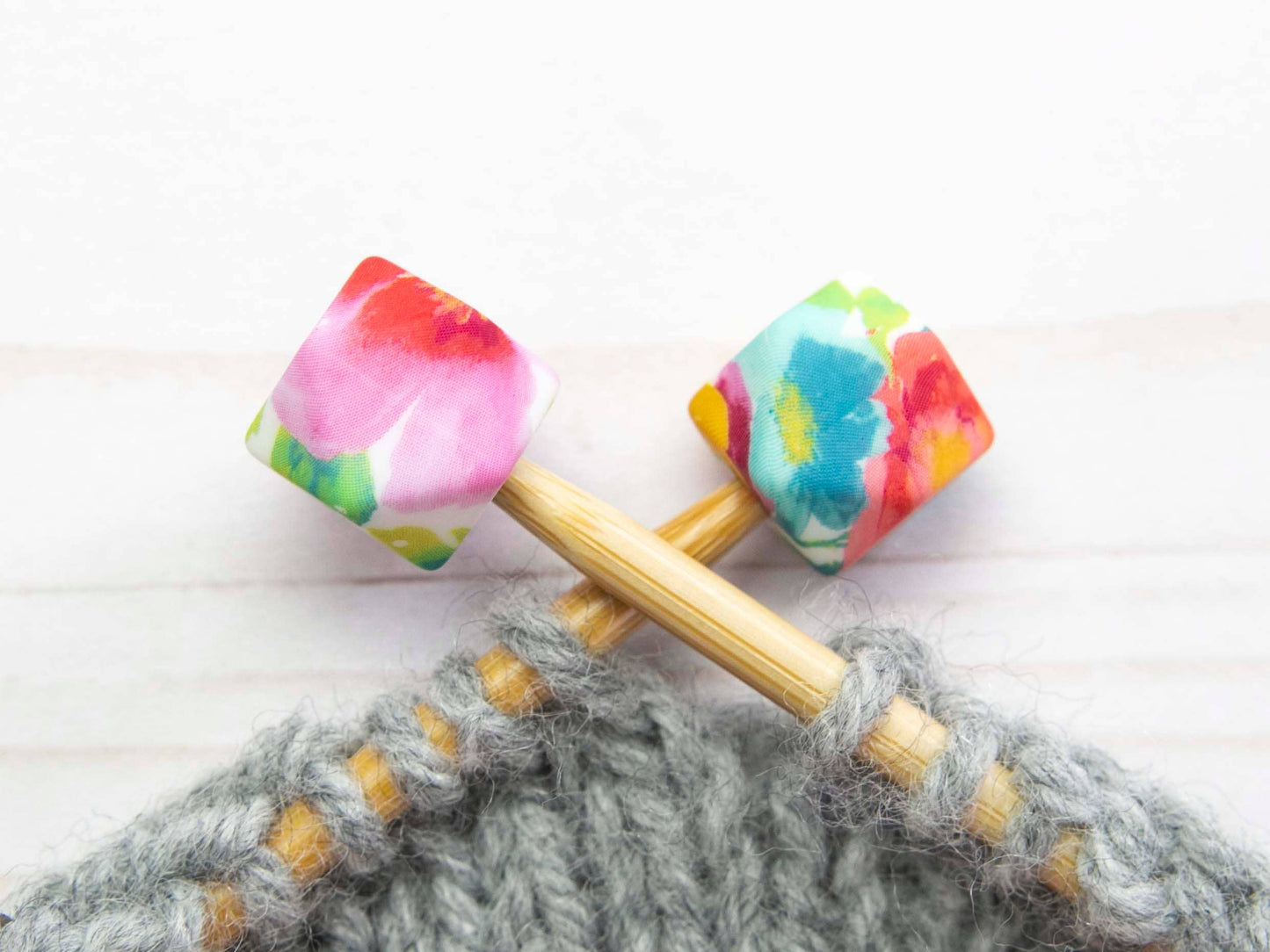 Spring Floral Hexagon | Stitch Stoppers Knitting Notions