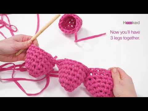 DIY Crochet Set Elephant Eco Barbante Provence