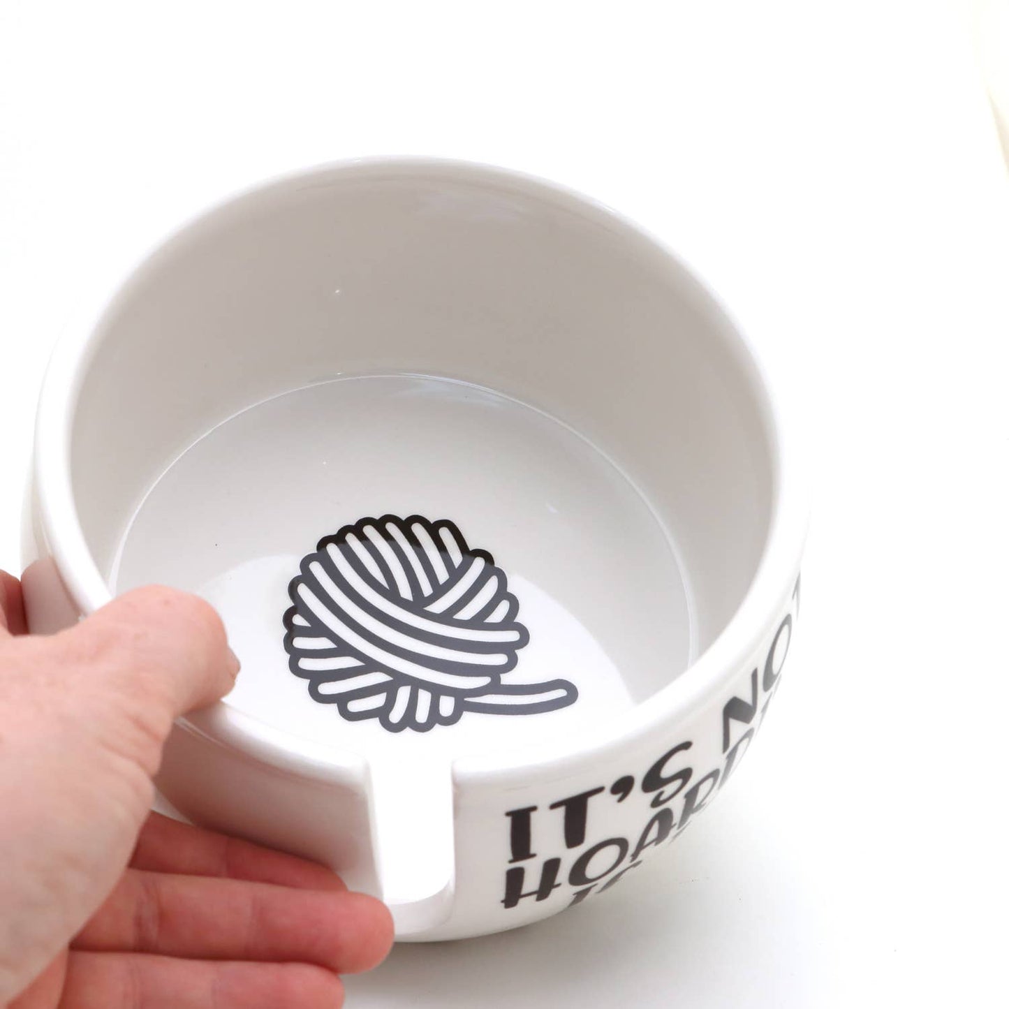 Hoarding Yarn - Yarn Bowl, gift for yarn addict
