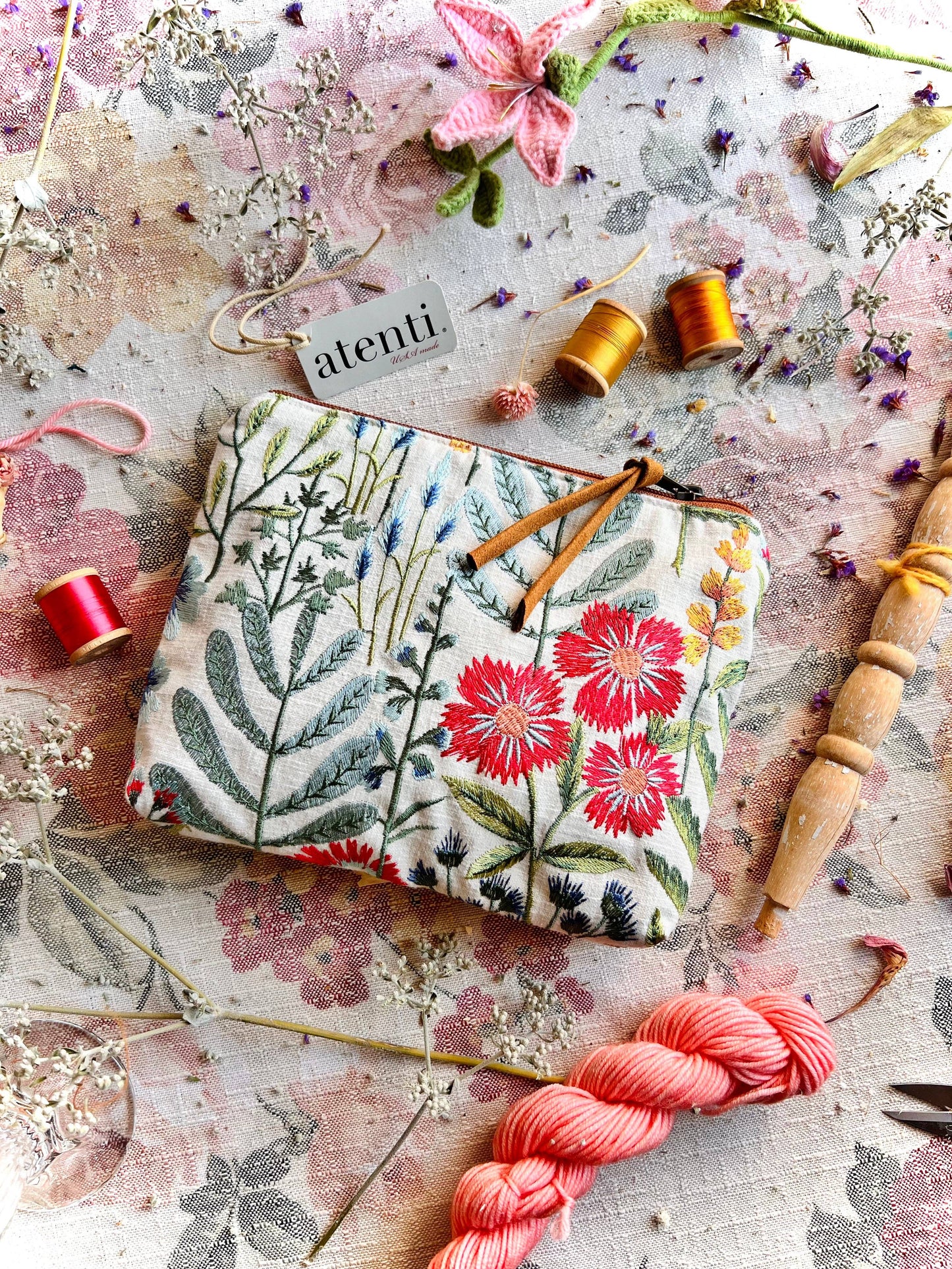 Wildflower Accessories Pouch