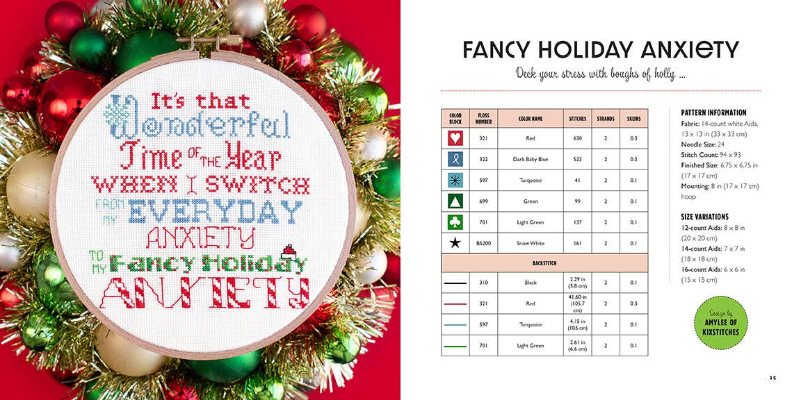 Festive As F*ck: Cross-Stitch for the Holidays!