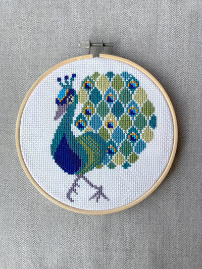 Peppa Peacock Printed Cross-Stitch Chart
