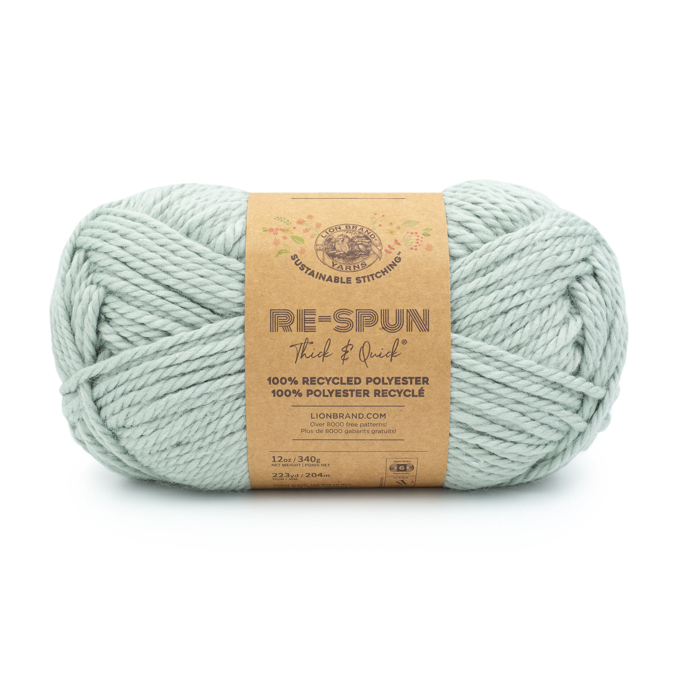 Lion Brand Re-Spun Thick & Quick® - 100% Recycled Polyester