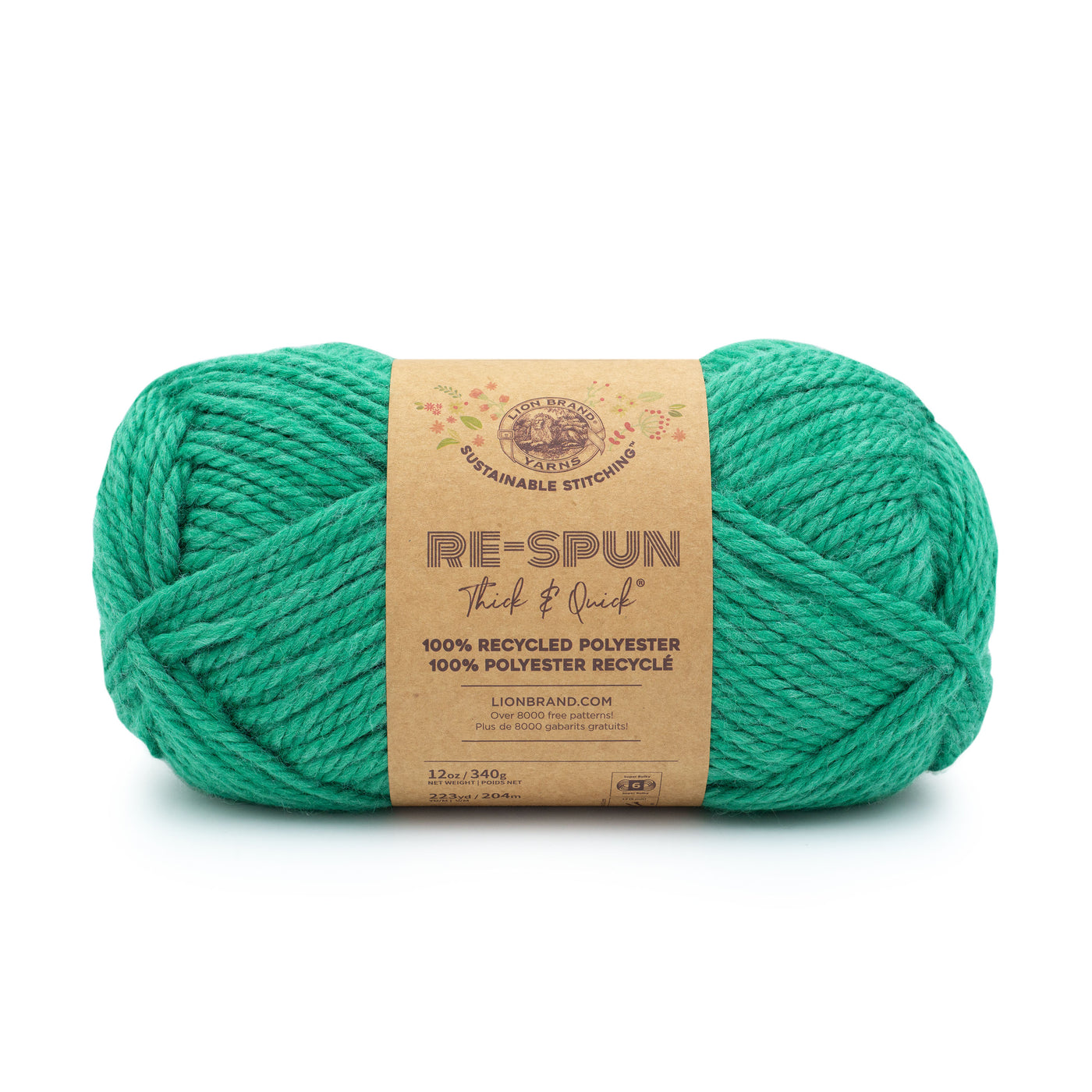Lion Brand Re-Spun Thick & Quick® - 100% Recycled Polyester