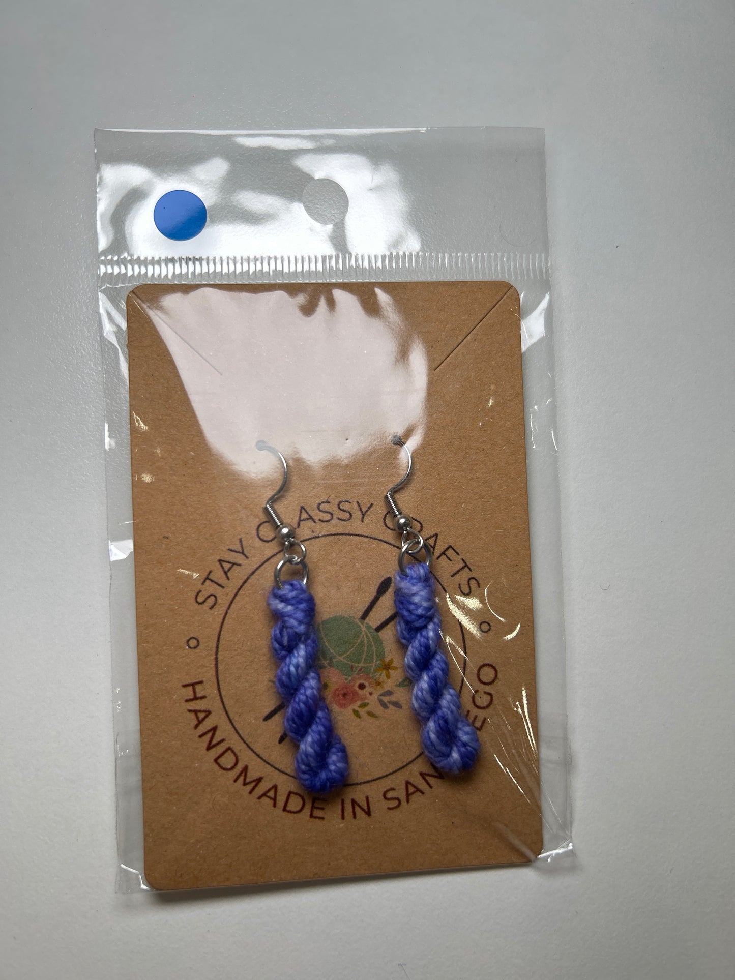 Yarn Skein Earrings