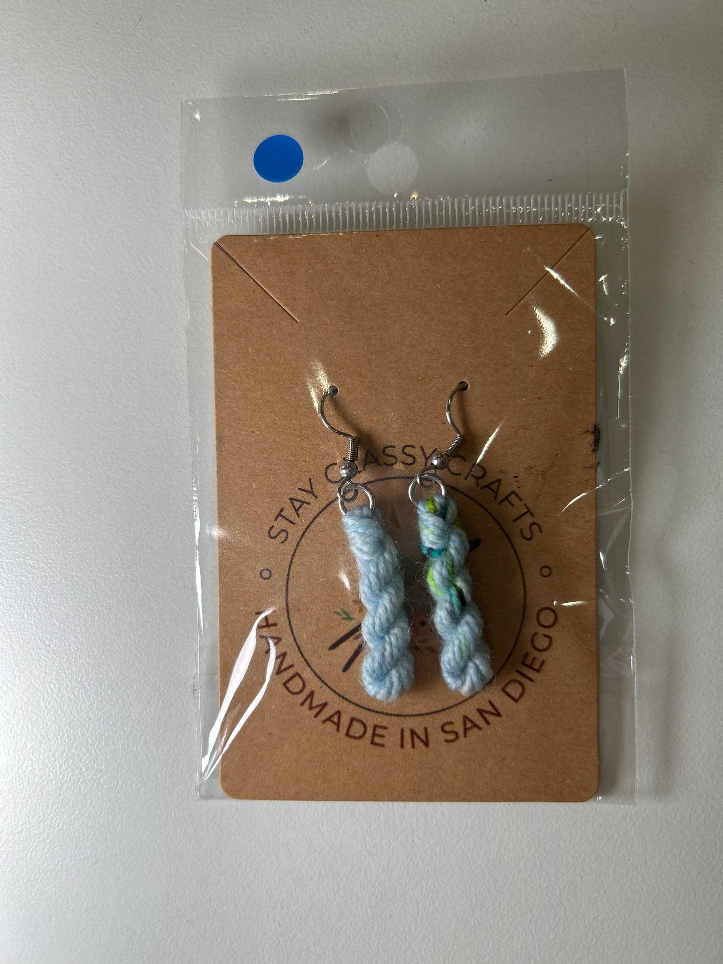 Yarn Skein Earrings