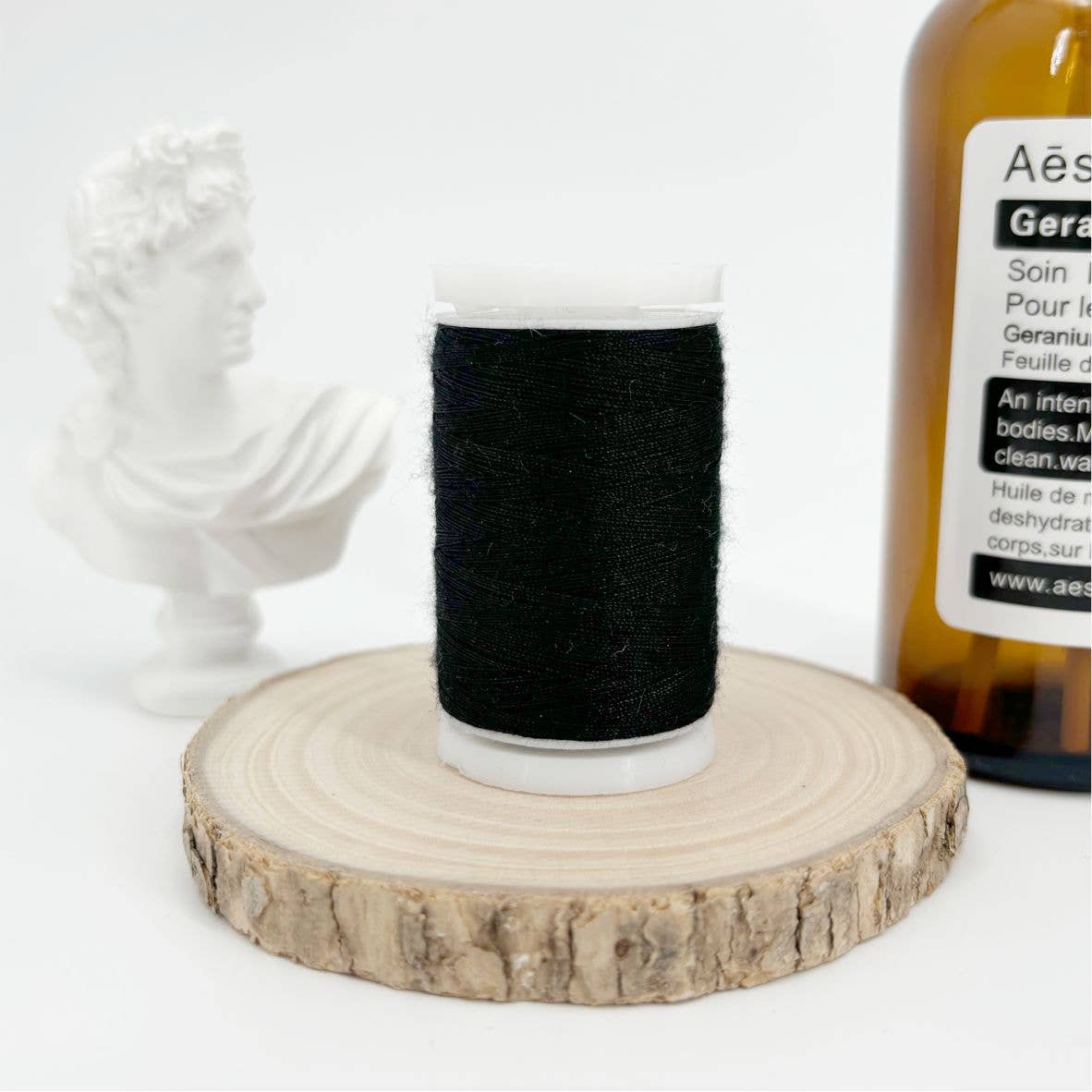 Darnn Polyester Sewing Thread Black, Thread in Black