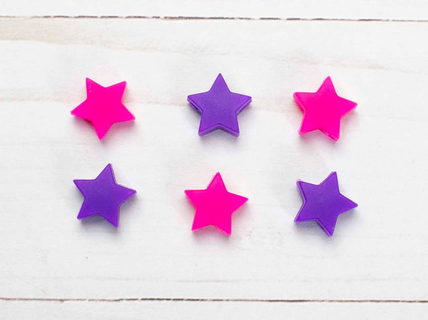 Pink Purple Stars | Stitch Stoppers Knitting Notions
