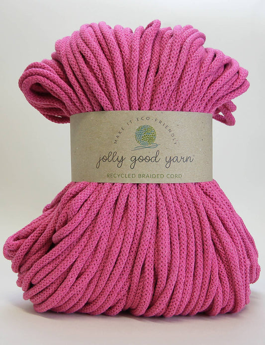 5mm Colyton Pink recycled cotton macrame cord (100m)