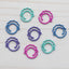 Colorful Sheep Split Ring | Stitch Markers