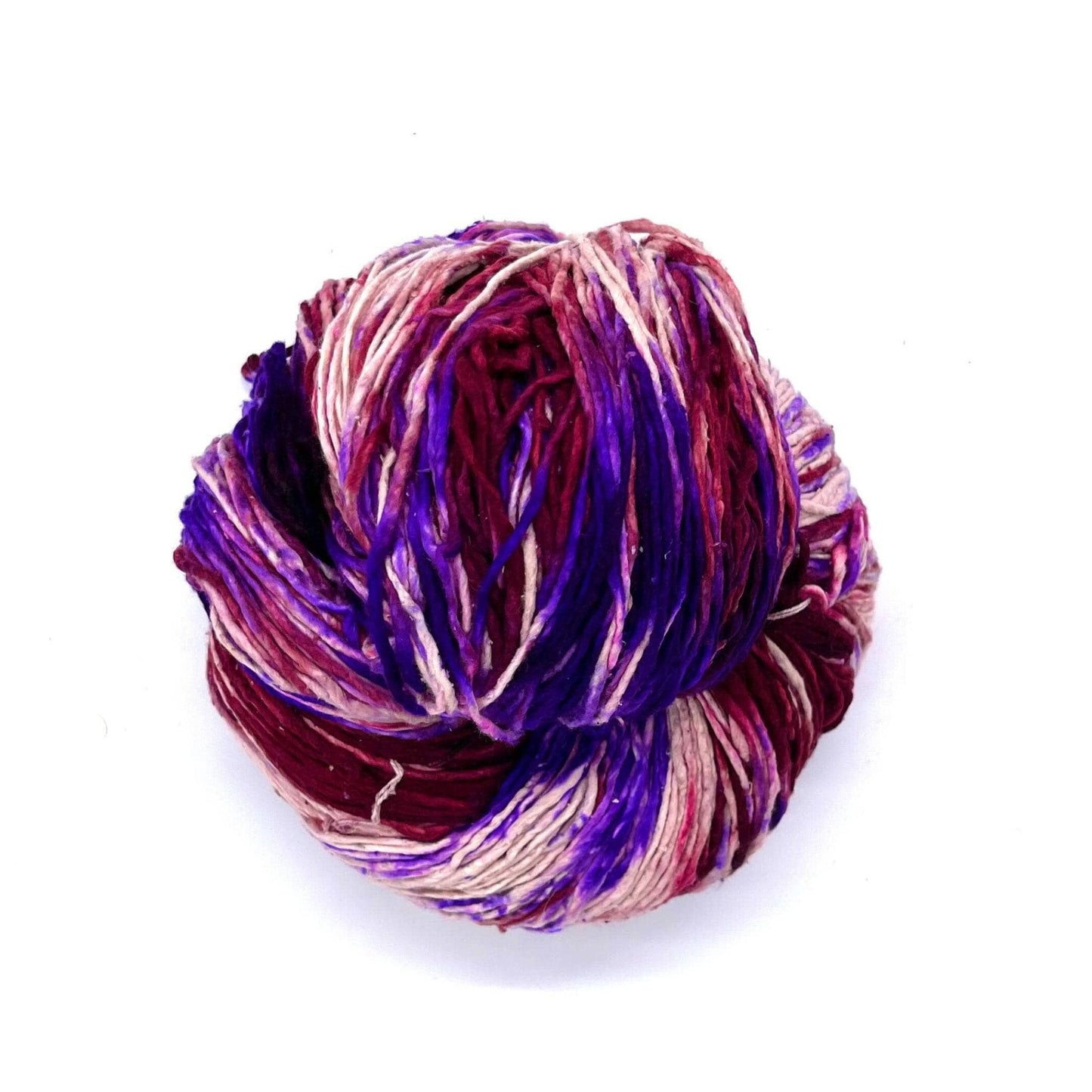 Recycled Silk Roving Worsted Weight Yarn