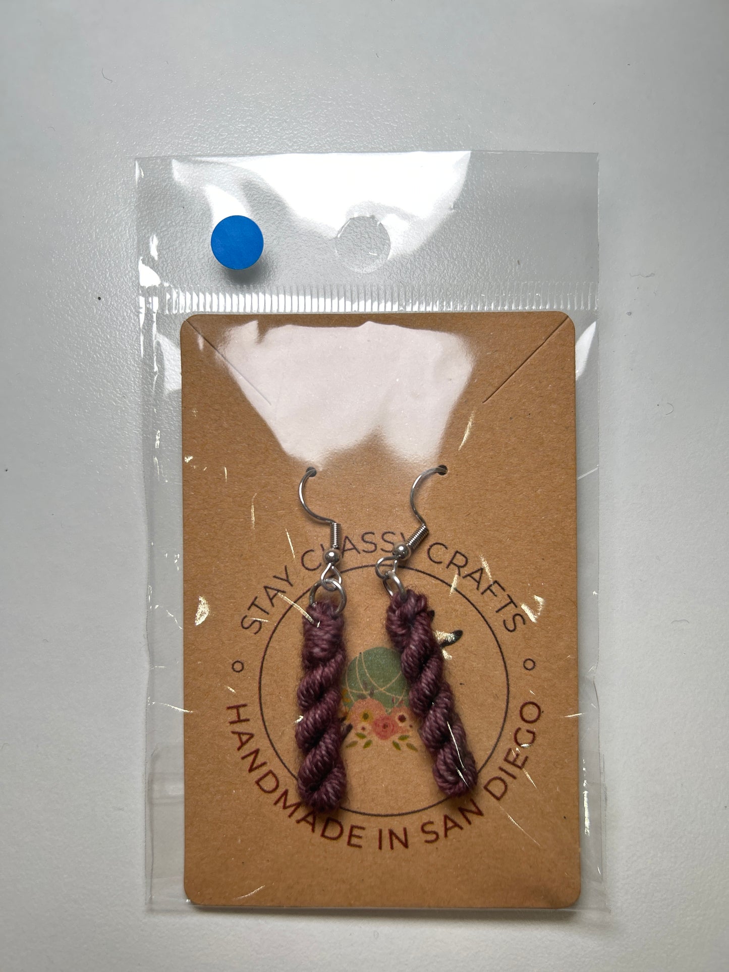 Yarn Skein Earrings