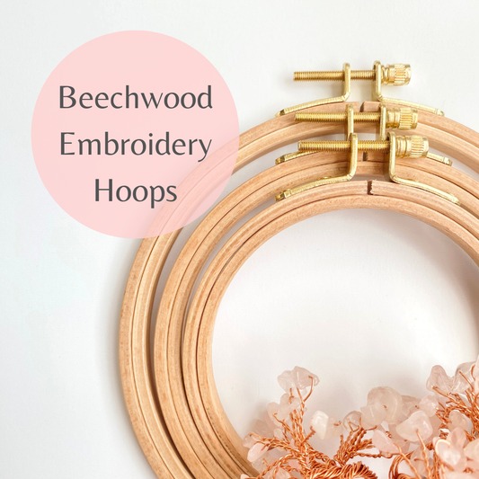 Beechwood Embroidery Hoops,  Cross Stitch Hoop Frames