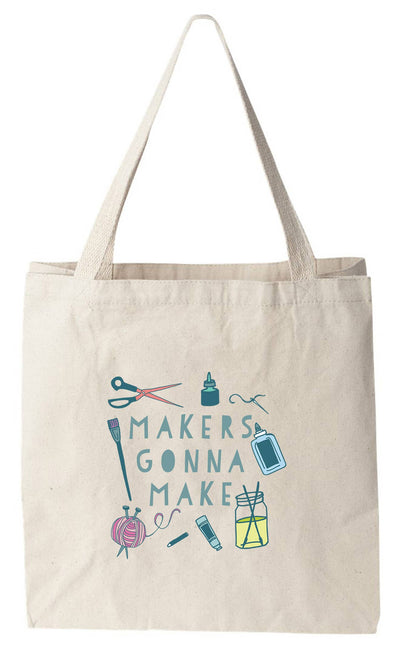 Makers Gonna Make - Colorful Tote Bags