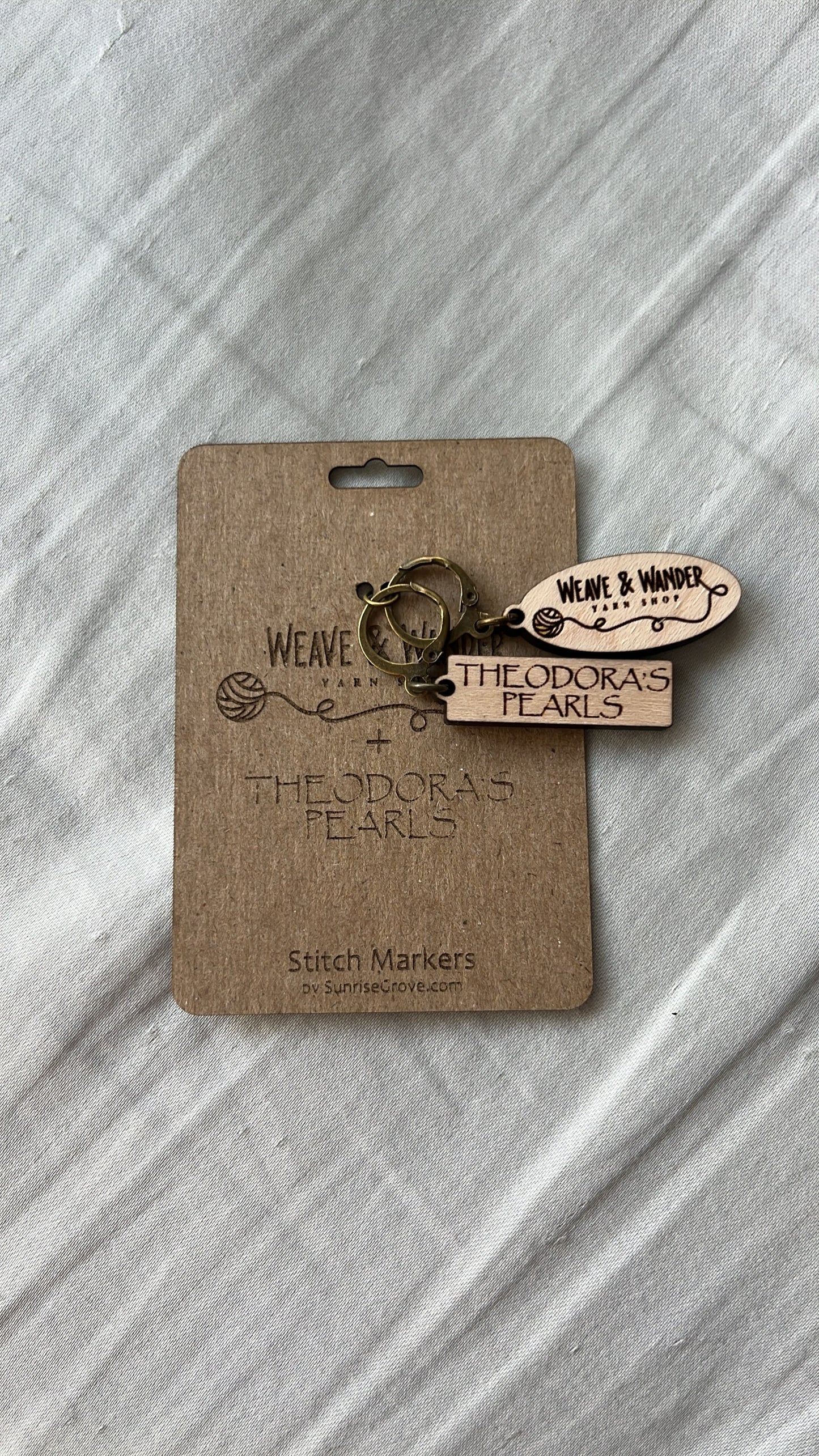 Weave & Wander Seal Beach Stitch Markers