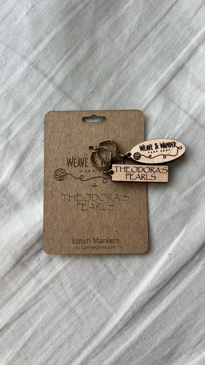 Weave & Wander Seal Beach Stitch Markers