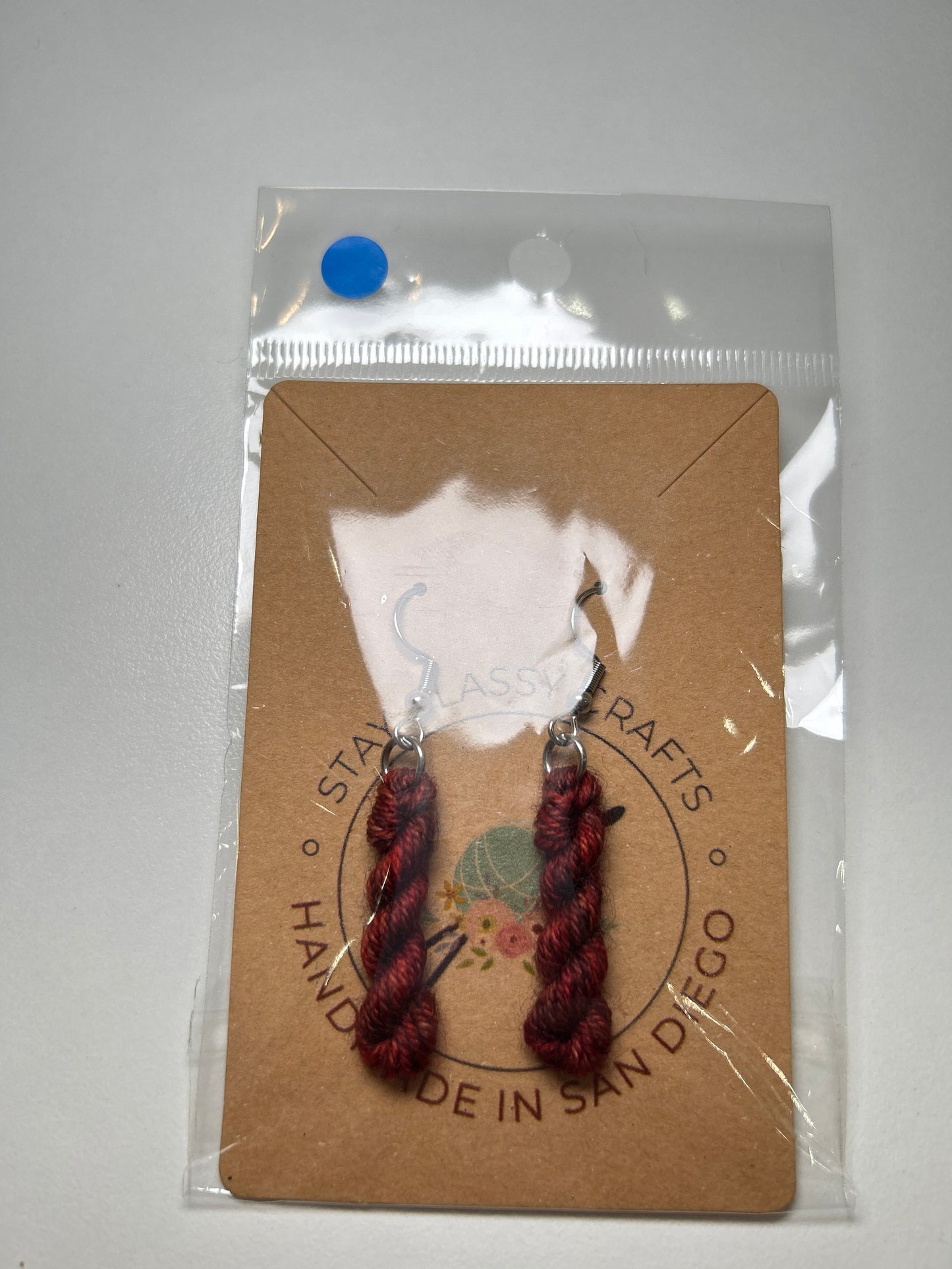 Yarn Skein Earrings