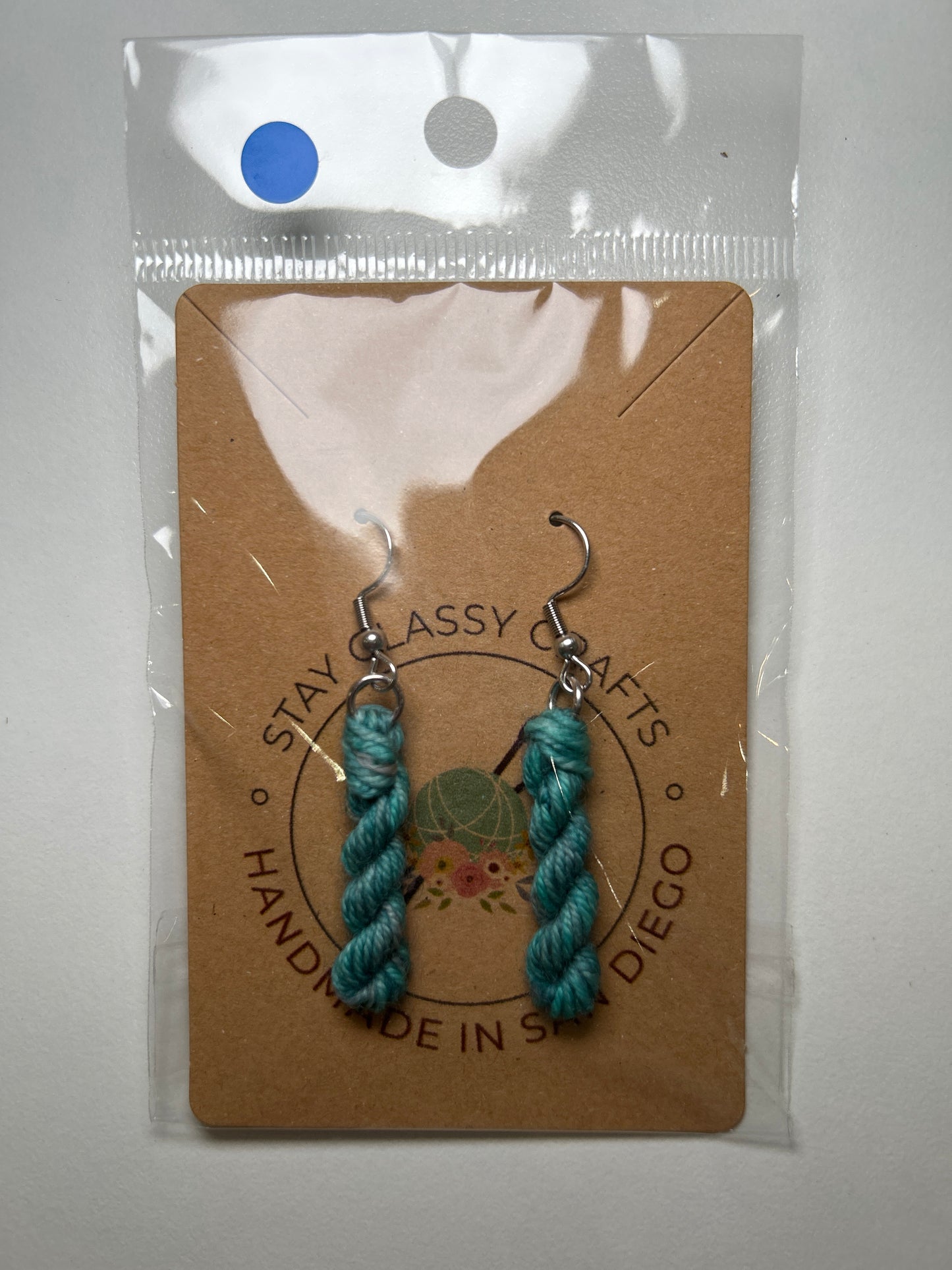 Yarn Skein Earrings