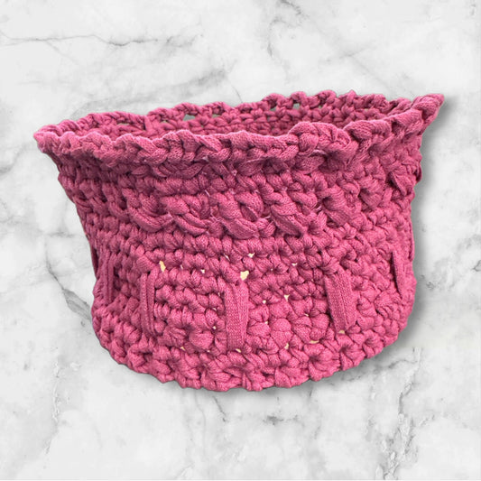 Hard Bottom Basket Crochet Pattern