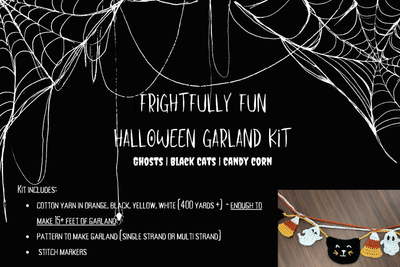 Frightfully Fun Halloween Crochet Garland Kit