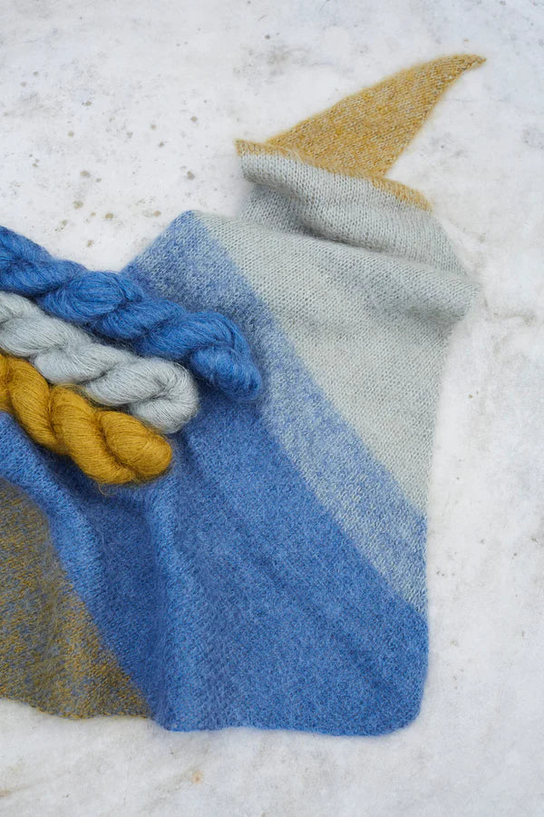 Bon Melange Shawl Kit - Mohair/Silk with Pattern