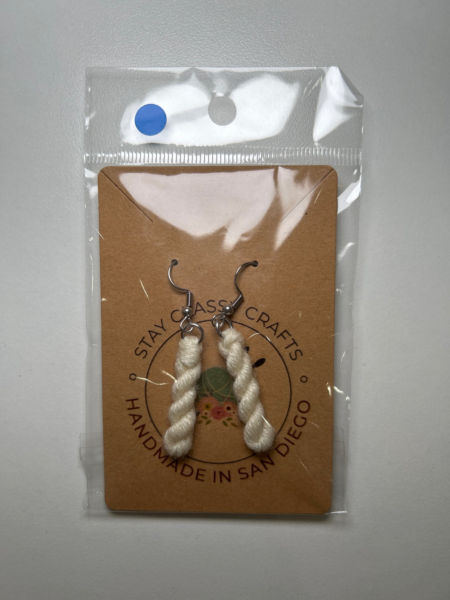 Yarn Skein Earrings