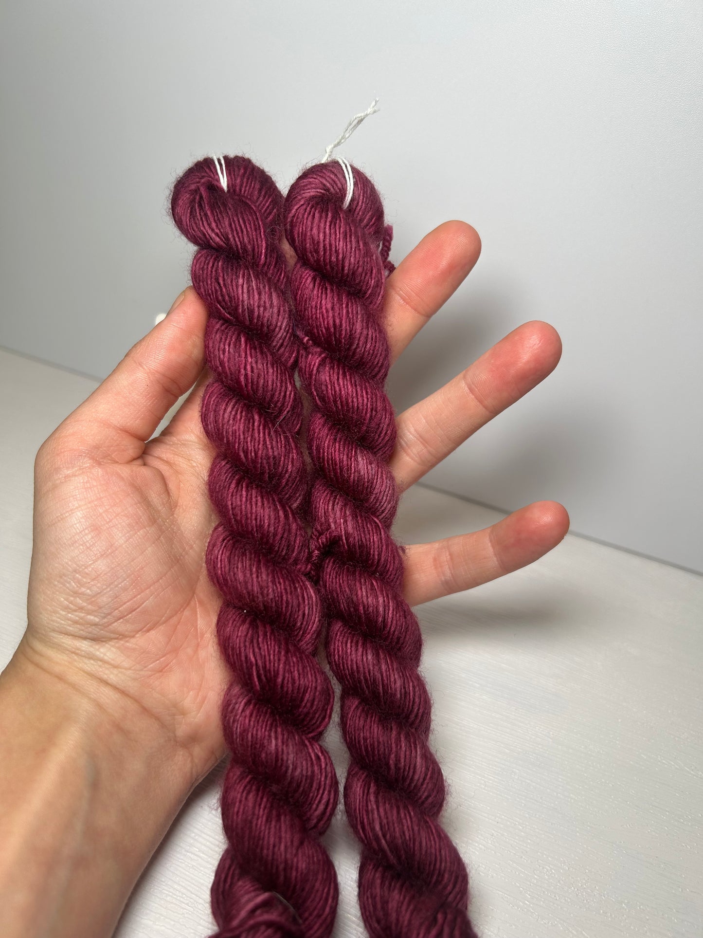 Hand-dyed 100% Merino Superwash Minis