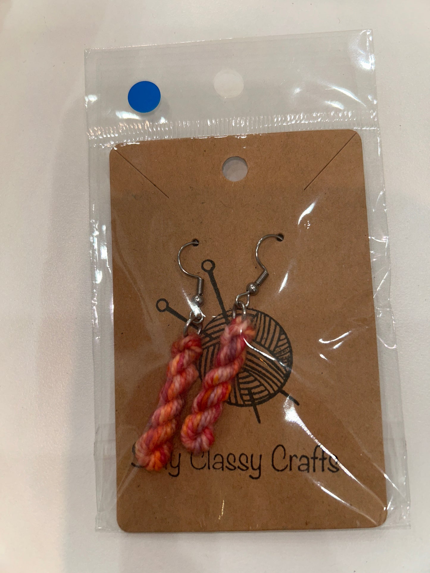 Yarn Skein Earrings